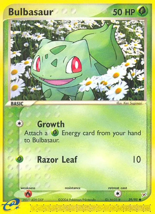 Bulbasaur #39 – Team Magma vs Team Aqua card