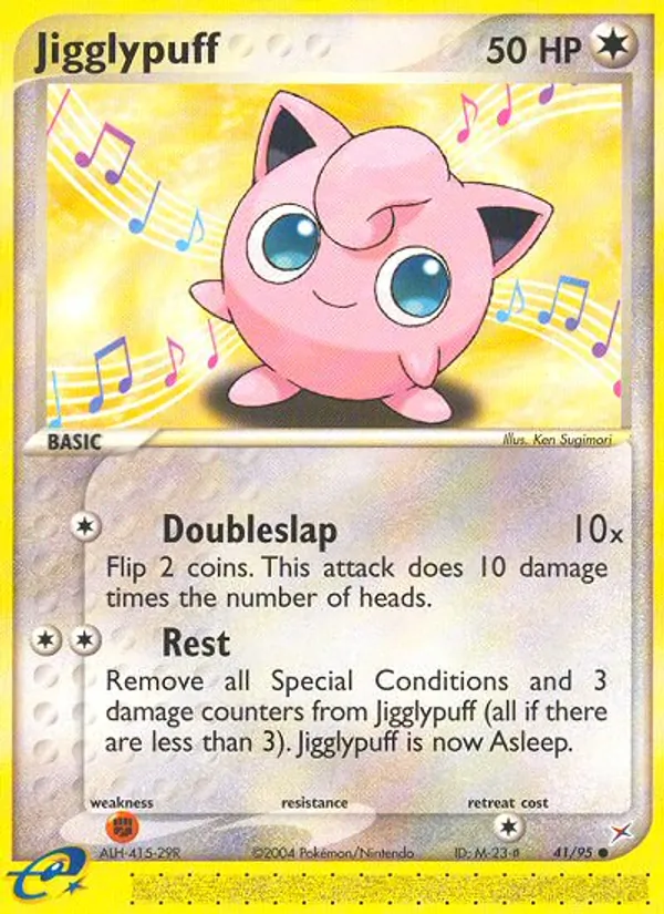 Jigglypuff #41 – Team Magma vs Team Aqua card