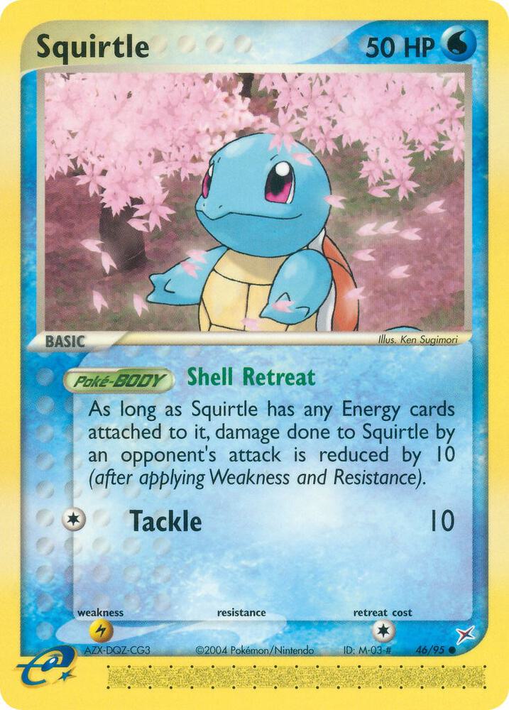 Squirtle #46 – Team Magma vs Team Aqua card