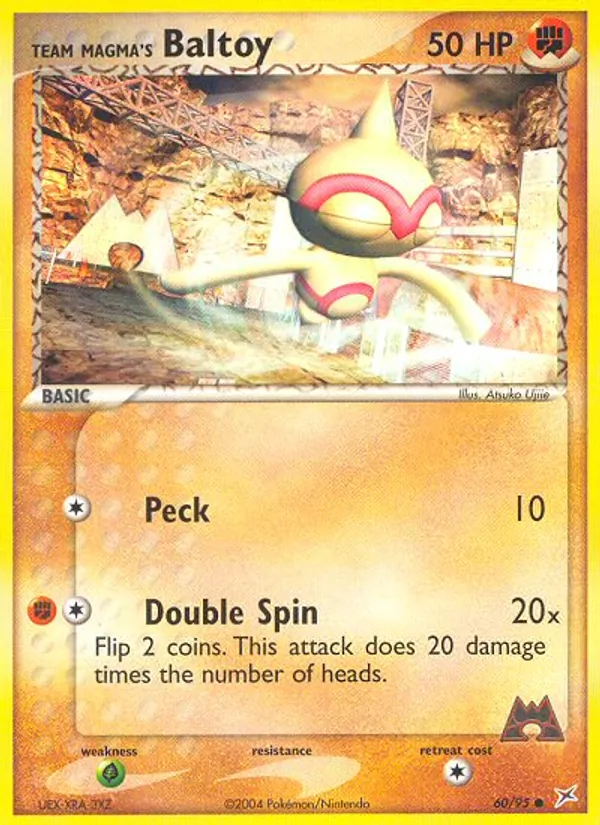 Team Magma's Baltoy #60 – Team Magma vs Team Aqua card