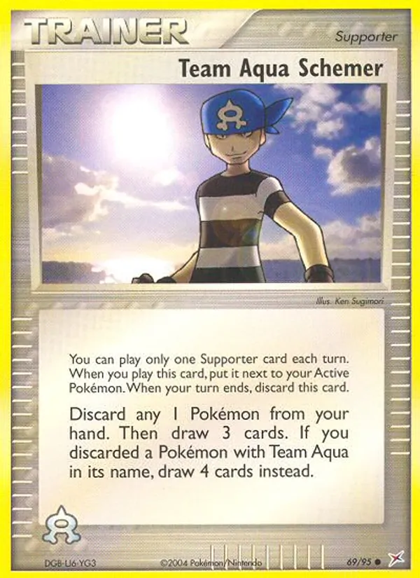 Team Aqua Schemer #69 – Team Magma vs Team Aqua card