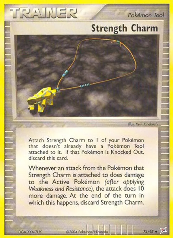 Strength Charm #74 – Team Magma vs Team Aqua card