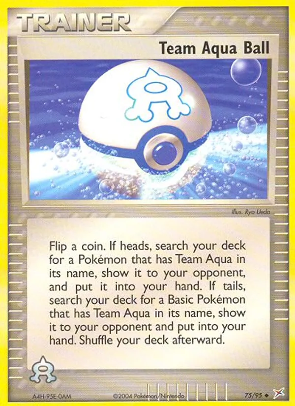 Team Aqua Ball #75 – Team Magma vs Team Aqua card