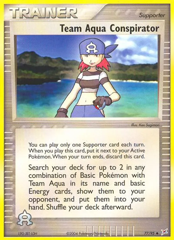 Team Aqua Conspirator #77 – Team Magma vs Team Aqua card