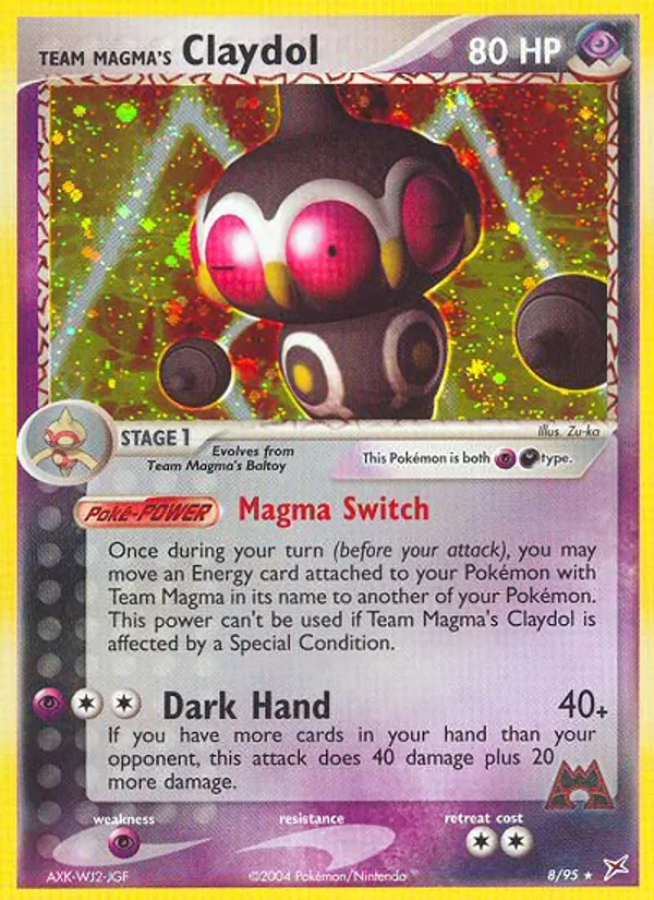 Team Magma's Claydol #8 – Team Magma vs Team Aqua card