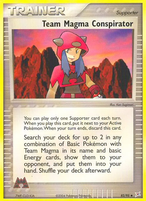 Team Magma Conspirator #82 – Team Magma vs Team Aqua card