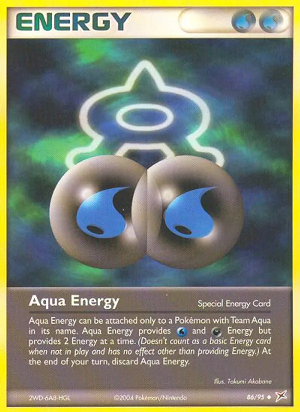 Aqua Energy #86 – Team Magma vs Team Aqua card