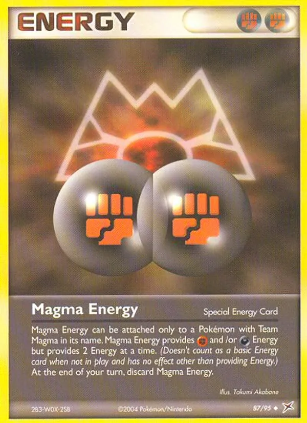 Magma Energy #87 – Team Magma vs Team Aqua card