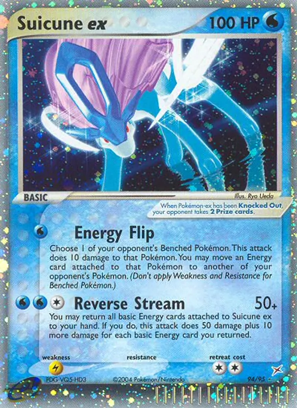 Suicune ex #94 – Team Magma vs Team Aqua card