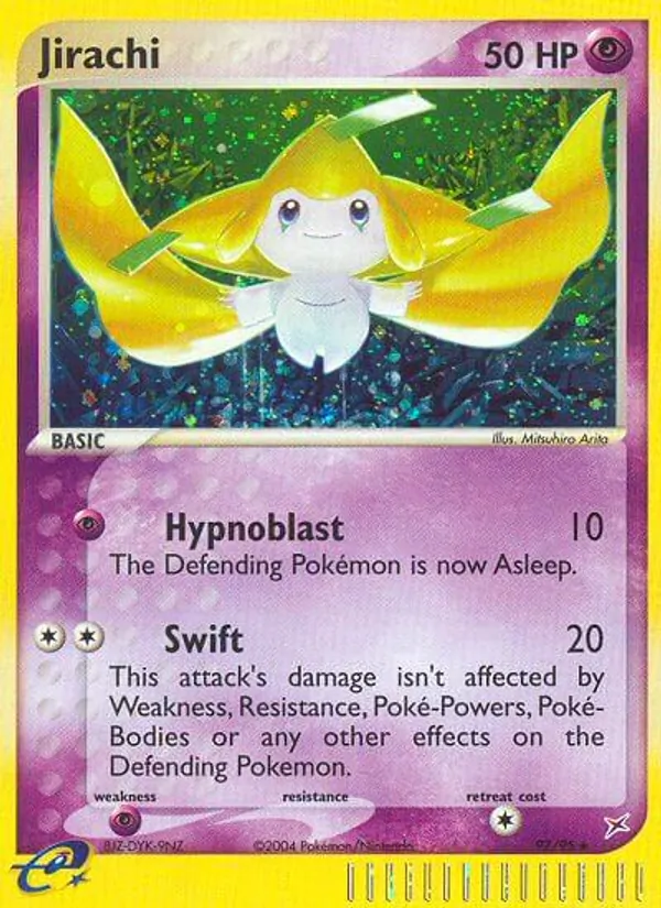Jirachi #97 – Team Magma vs Team Aqua card
