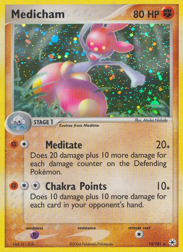 Medicham #10 – Hidden Legends card