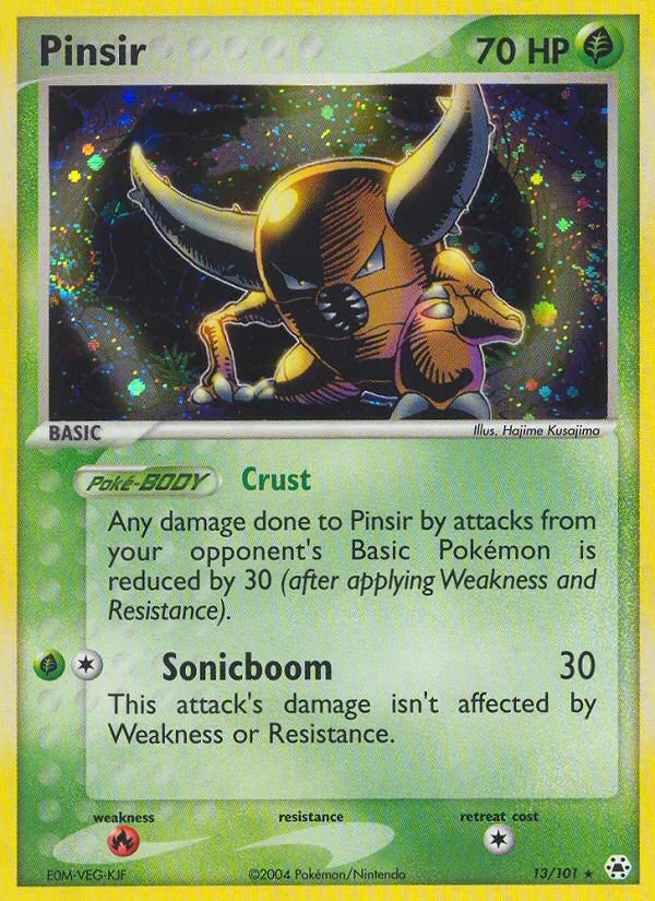 Pinsir #13 – Hidden Legends card