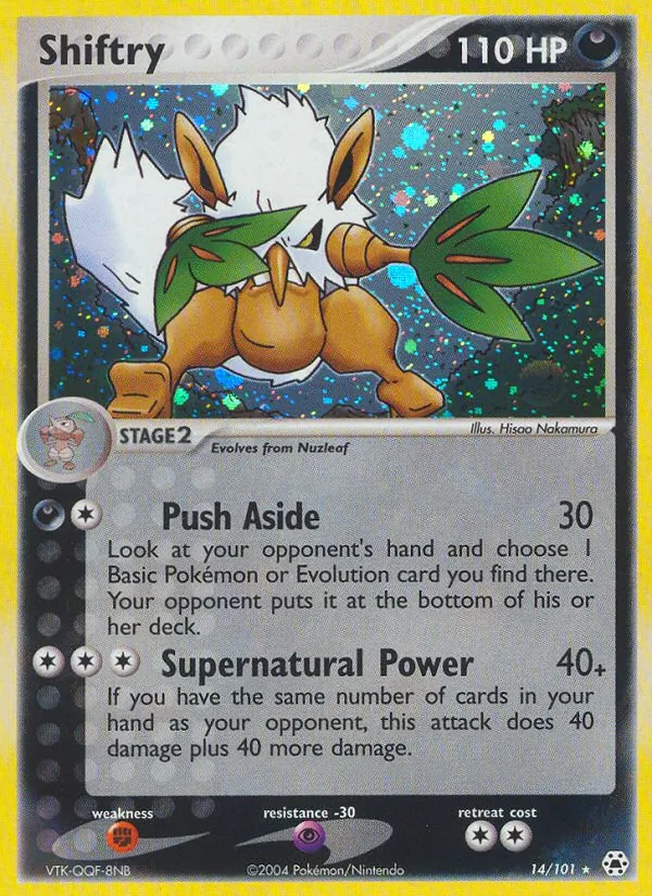Shiftry #14 – Hidden Legends card
