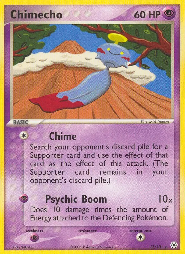 Chimecho #17 – Hidden Legends card