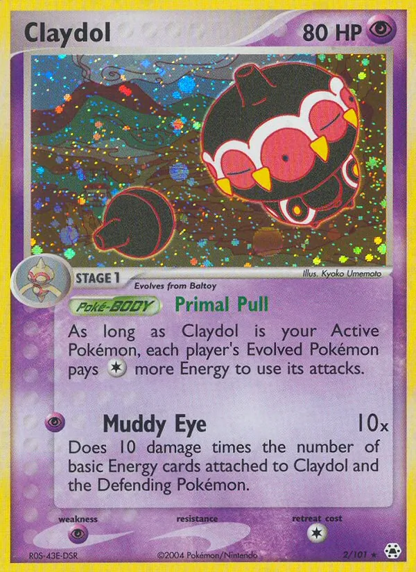 Claydol #2 – Hidden Legends card