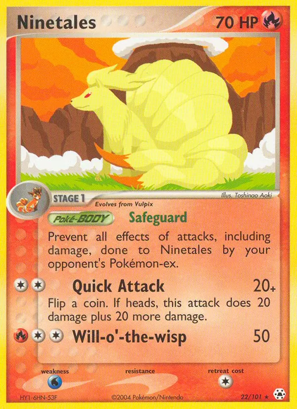 Ninetales #22 – Hidden Legends card