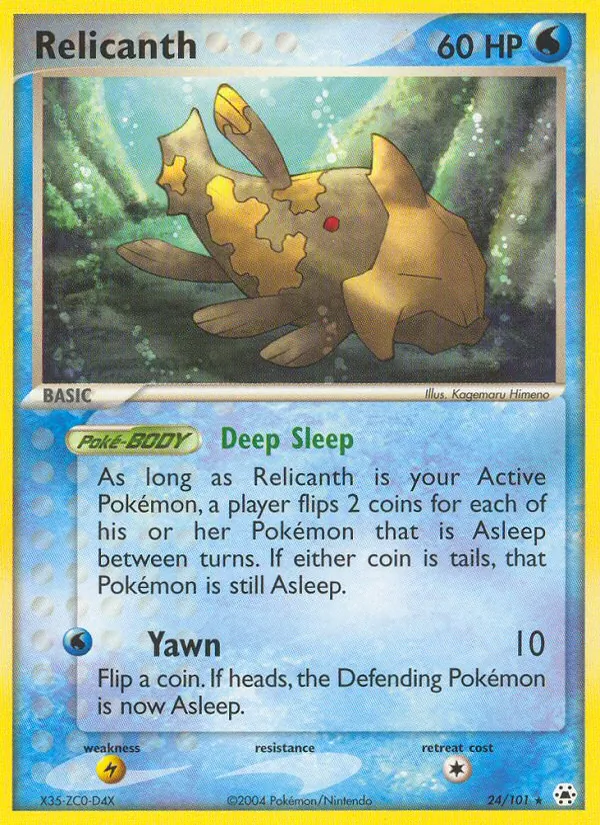 Relicanth #24 – Hidden Legends card