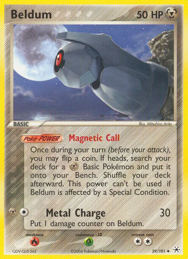 Beldum #29 – Hidden Legends card