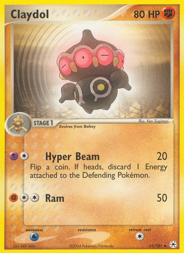 Claydol #31 – Hidden Legends card