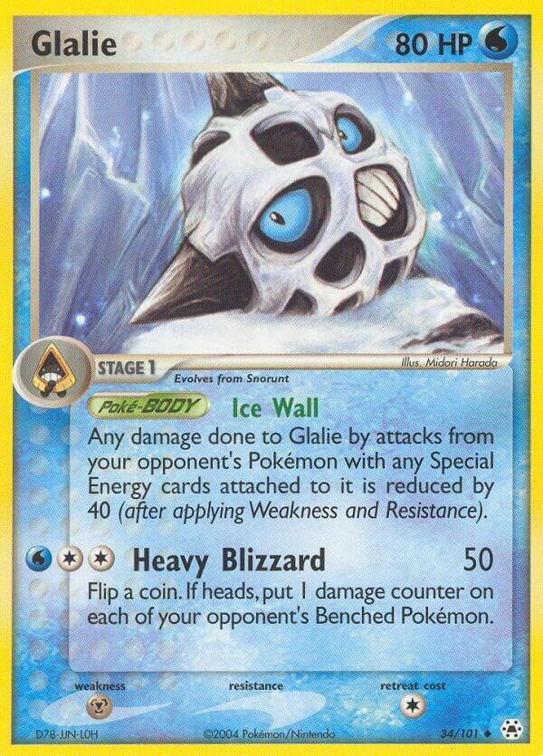 Glalie #34 – Hidden Legends card