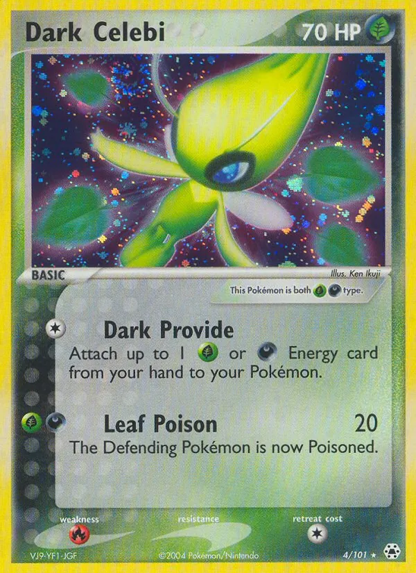 Dark Celebi #4 – Hidden Legends card