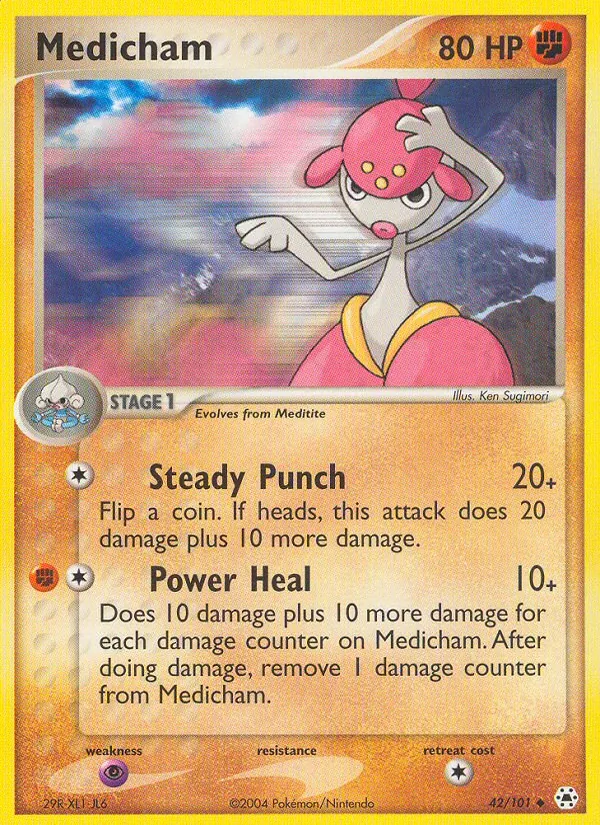 Medicham #42 – Hidden Legends card
