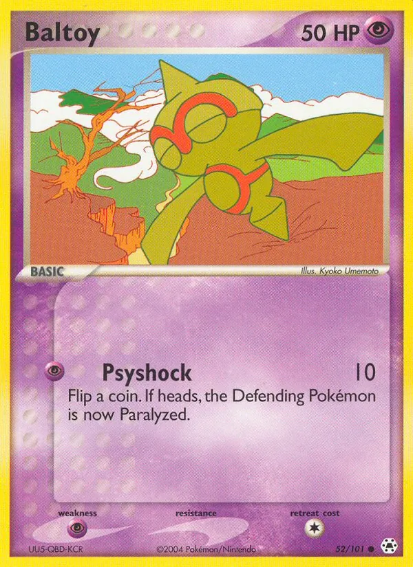 Baltoy #52 – Hidden Legends card
