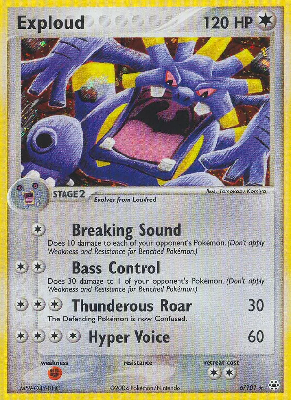 Exploud #6 – Hidden Legends card