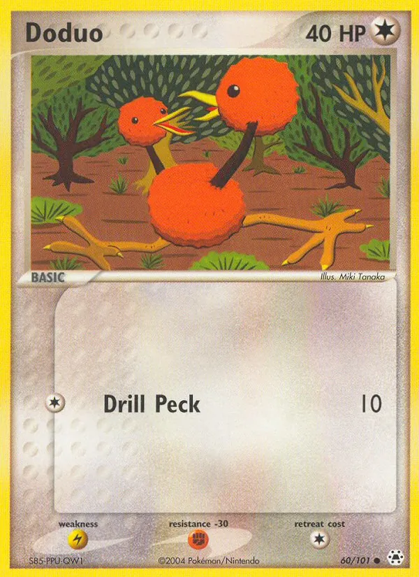 Doduo #60 – Hidden Legends card