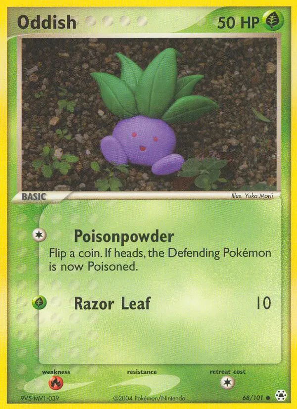 Oddish #68 – Hidden Legends card