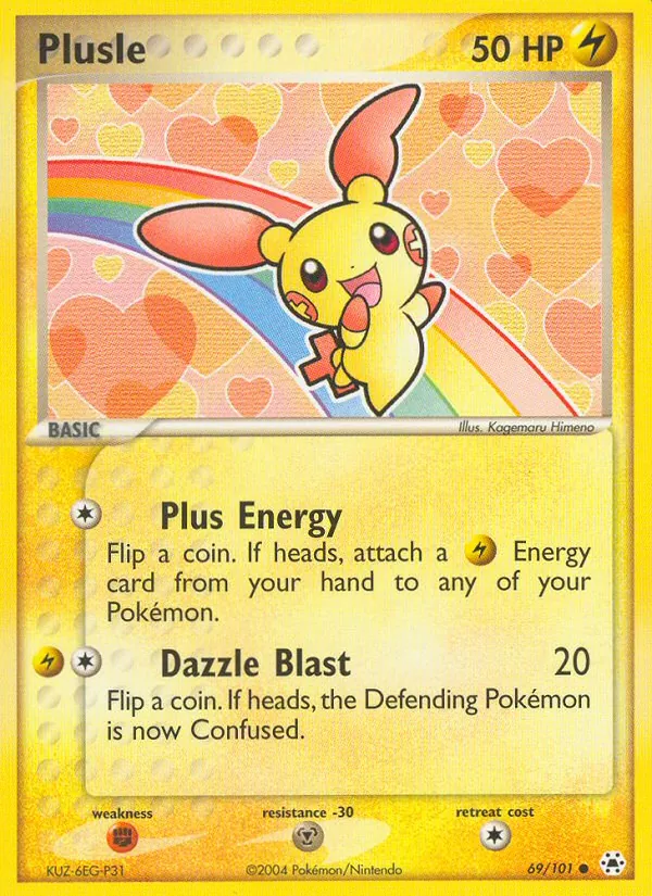 Plusle #69 – Hidden Legends card