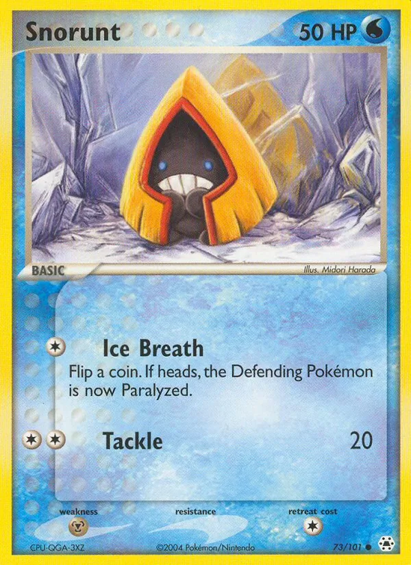 Snorunt #73 – Hidden Legends card