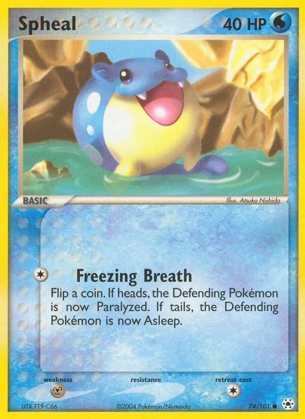 Spheal #74 – Hidden Legends card