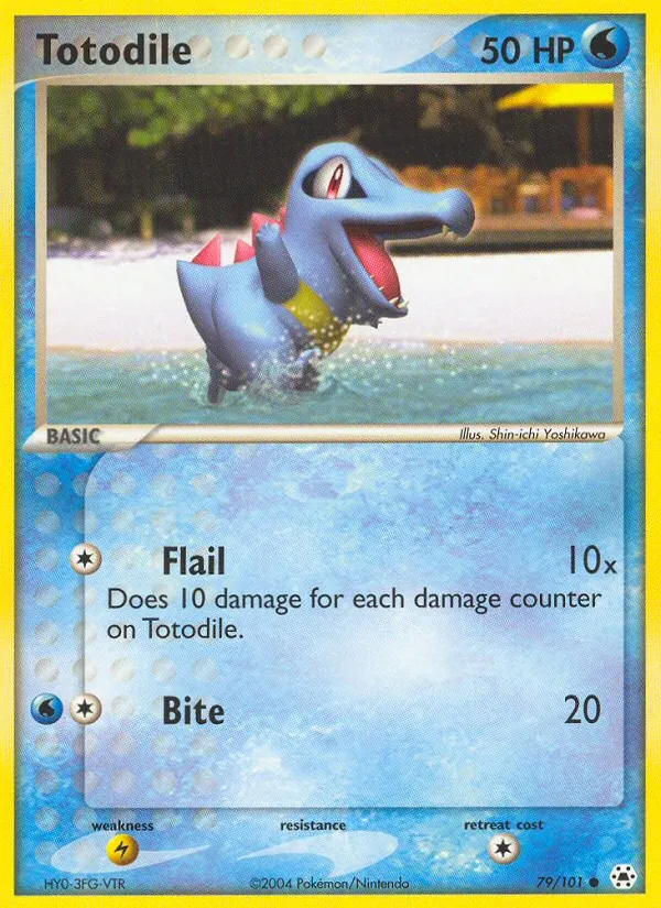 Totodile #79 – Hidden Legends card