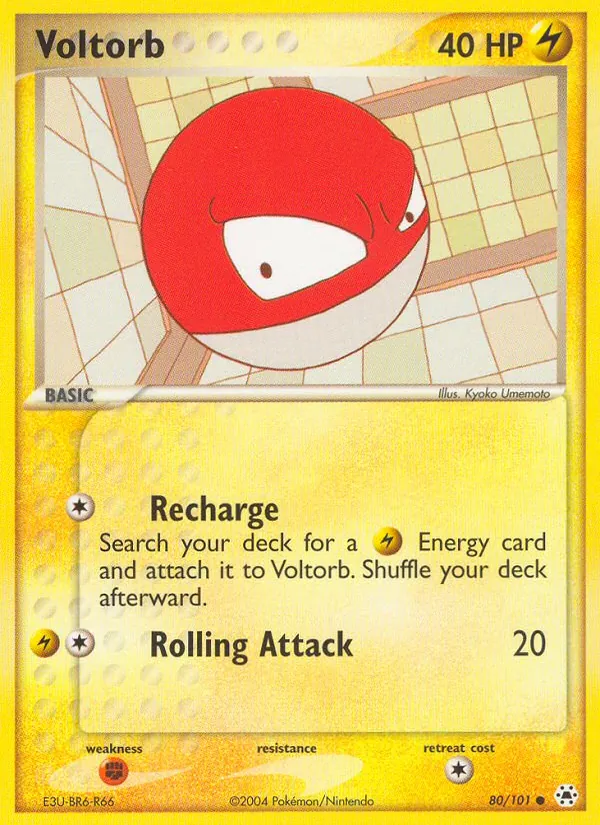 Voltorb #80 – Hidden Legends card