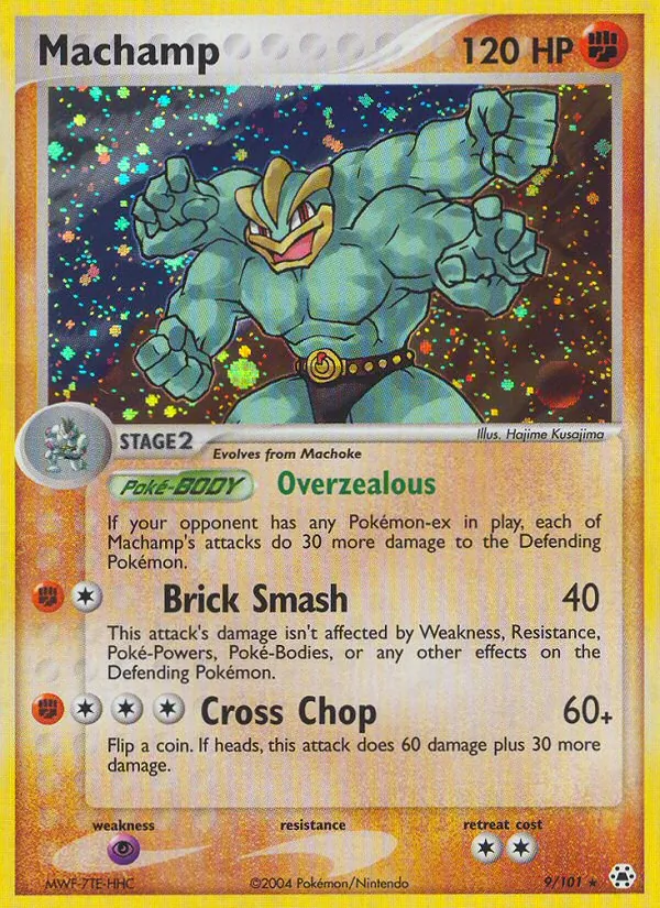 Machamp #9 – Hidden Legends card