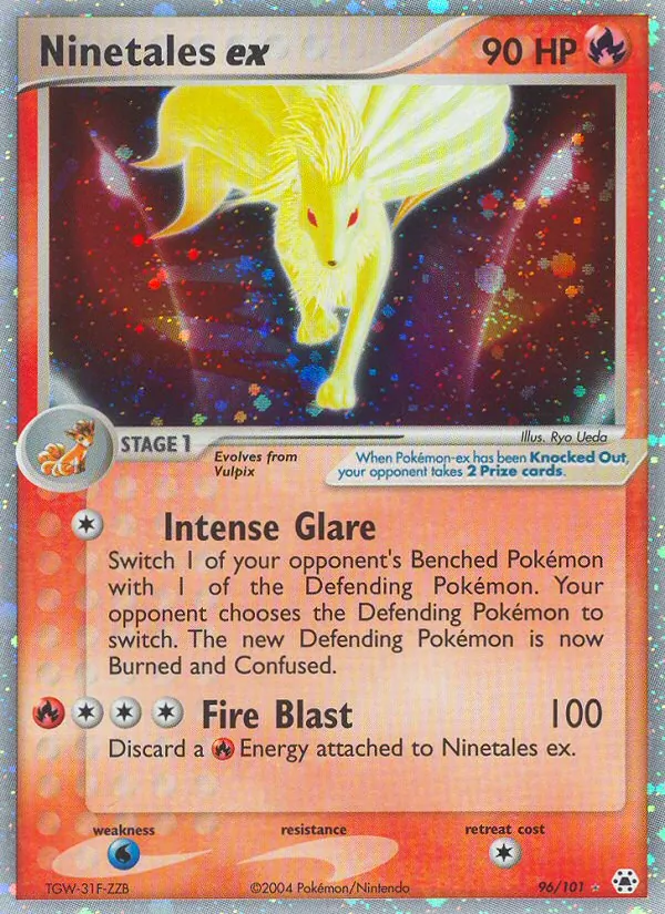 Ninetales ex #96 – Hidden Legends card
