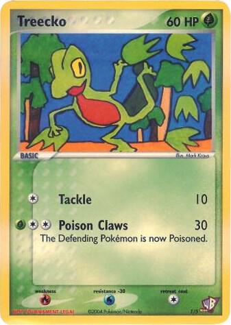 Treecko #1 – Poké Card Creator Pack card
