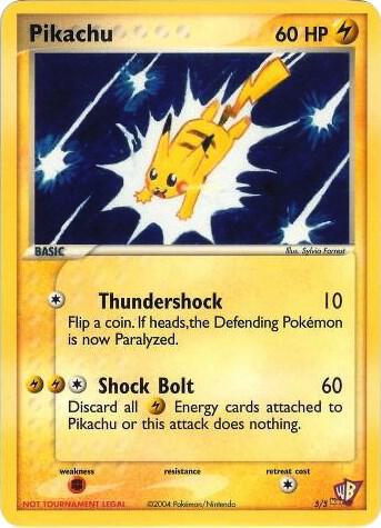 Pikachu #5 – Poké Card Creator Pack card