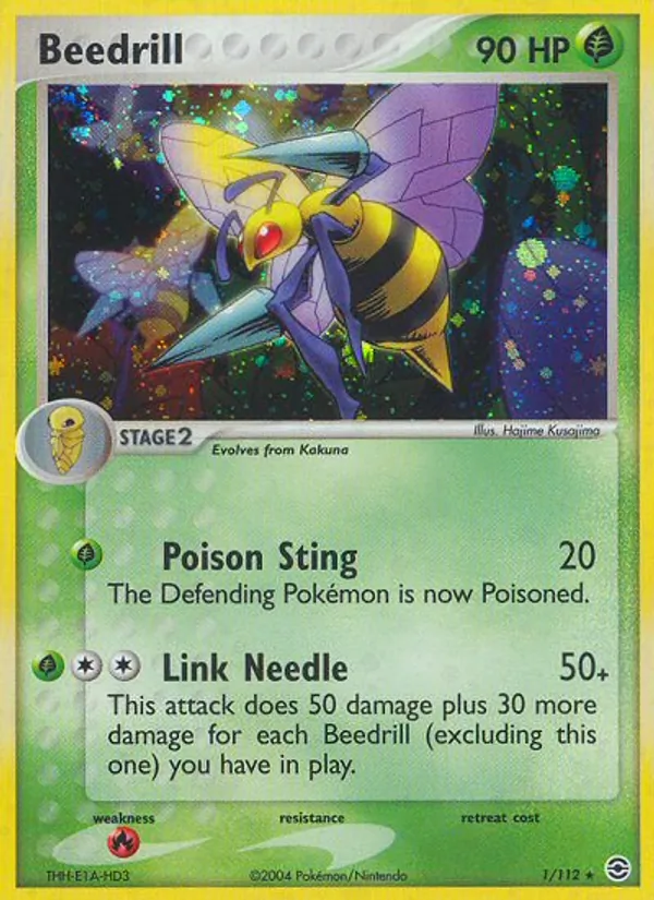 Beedrill #1 – FireRed & LeafGreen card