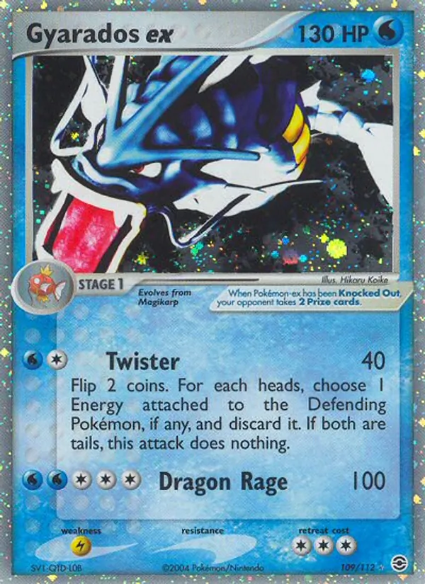 Gyarados ex #109 – FireRed & LeafGreen card