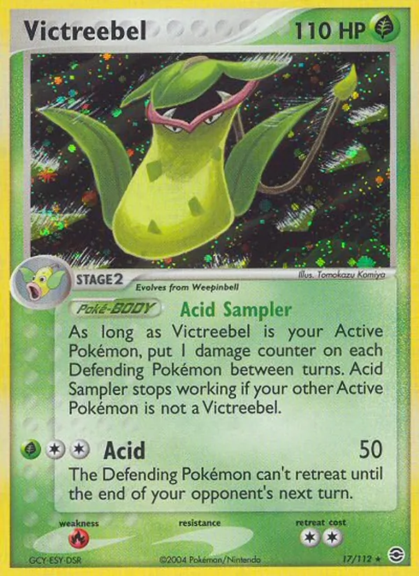 Victreebel #17 – FireRed & LeafGreen card