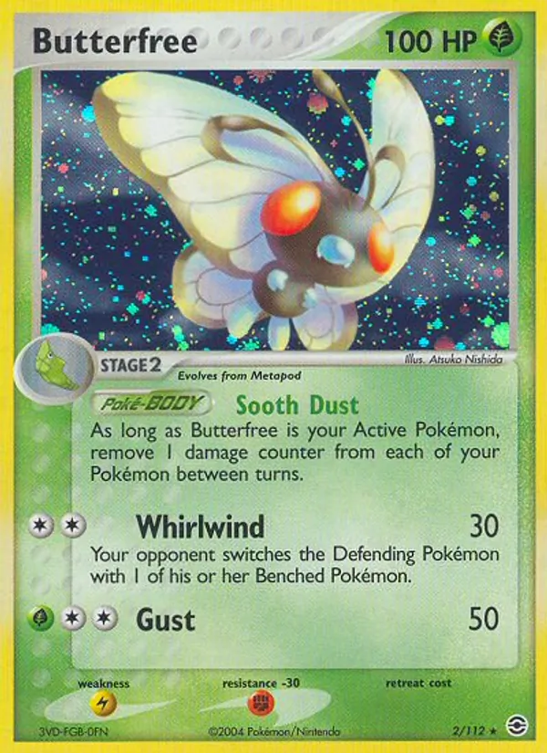 Butterfree #2 – FireRed & LeafGreen card