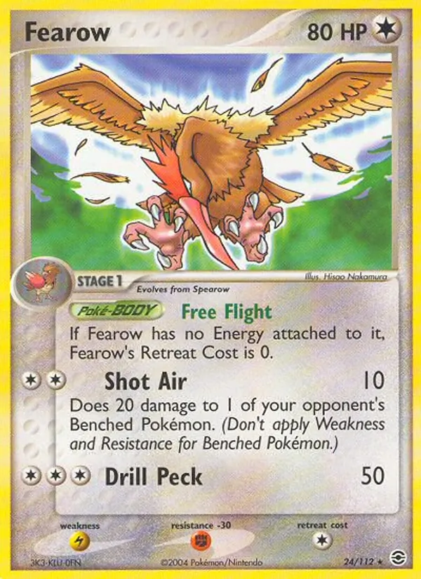 Fearow #24 – FireRed & LeafGreen card