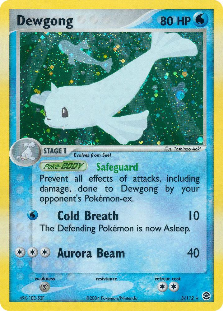 Dewgong #3 – FireRed & LeafGreen card