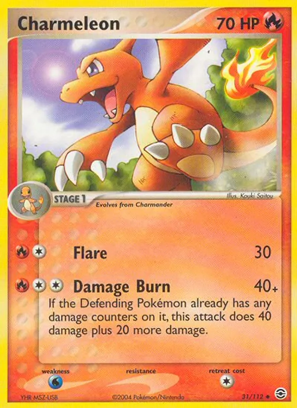 Charmeleon #31 – FireRed & LeafGreen card