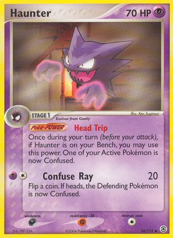 Haunter #34 – FireRed & LeafGreen card