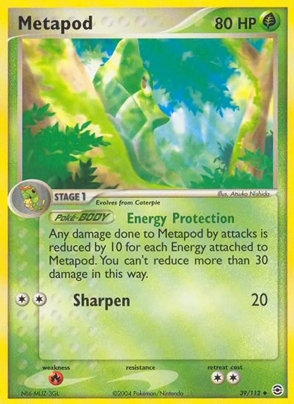 Metapod #39 – FireRed & LeafGreen card