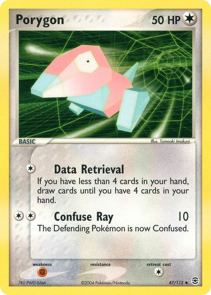 Porygon #47 – FireRed & LeafGreen card