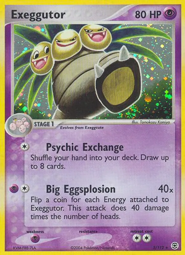 Exeggutor #5 – FireRed & LeafGreen card